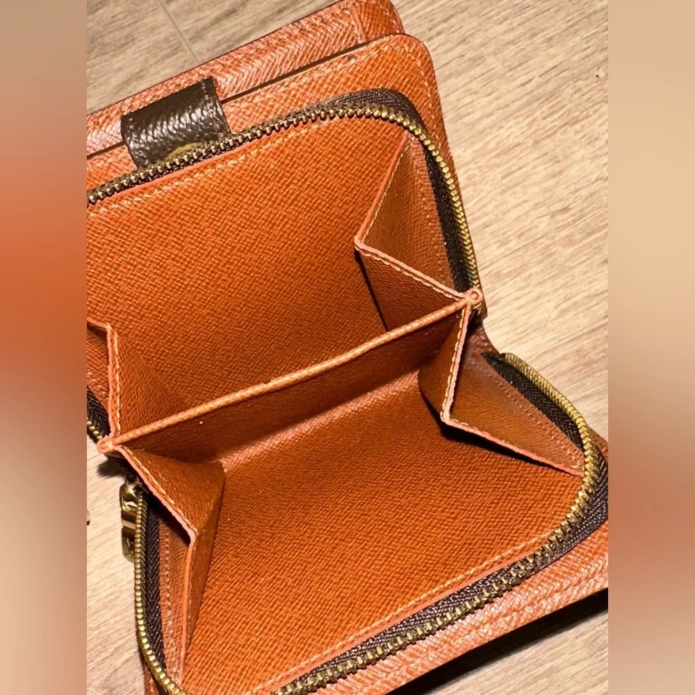 Louis Vuitton Brown and Gold Monogram Wallet